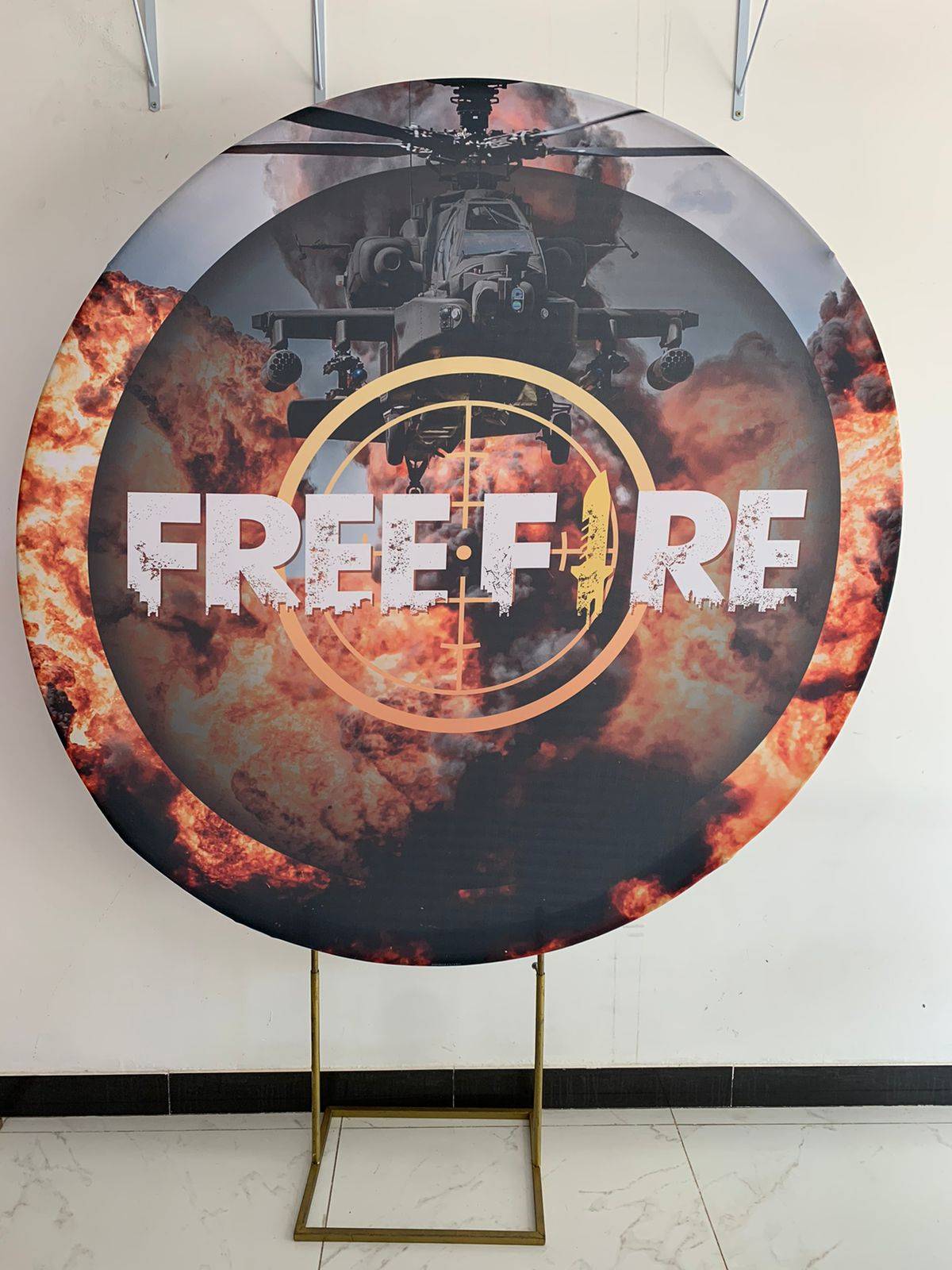 Capa Painel Free Fire 1,50M - Boutique festa locações 
