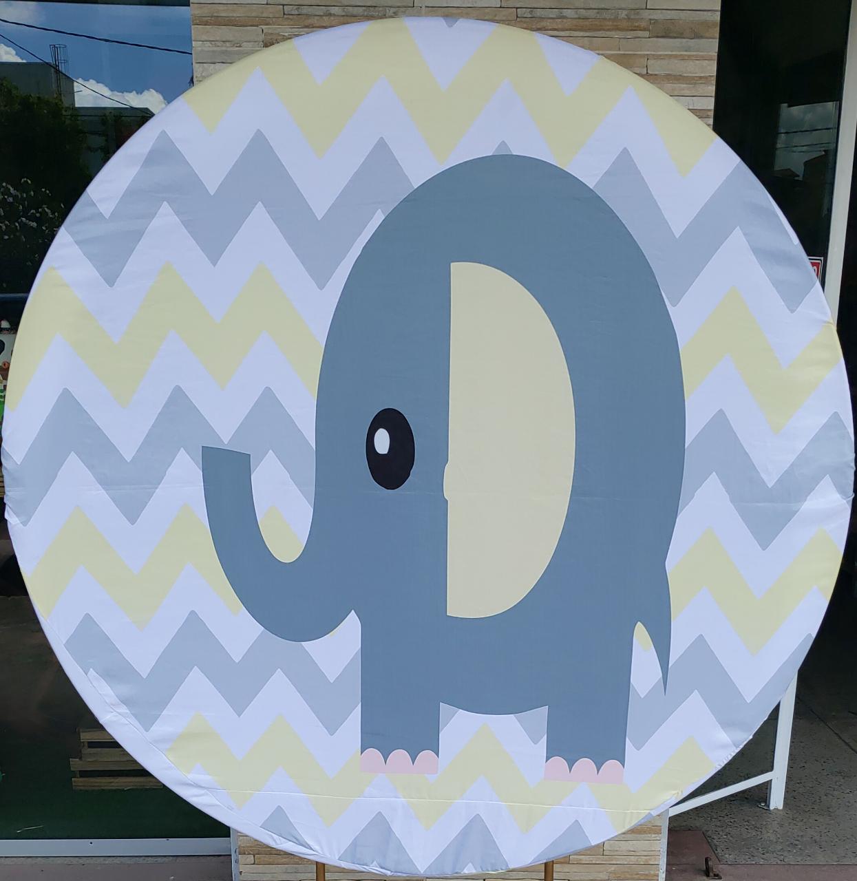 Capa Painel Elefante Chevron 1,50M - Boutique festa locações 