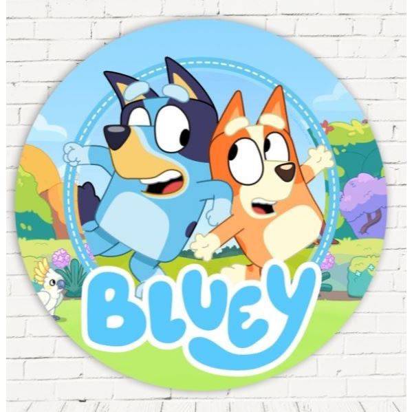 Capa Painel Bluey de Bingo - Boutique festa locações 