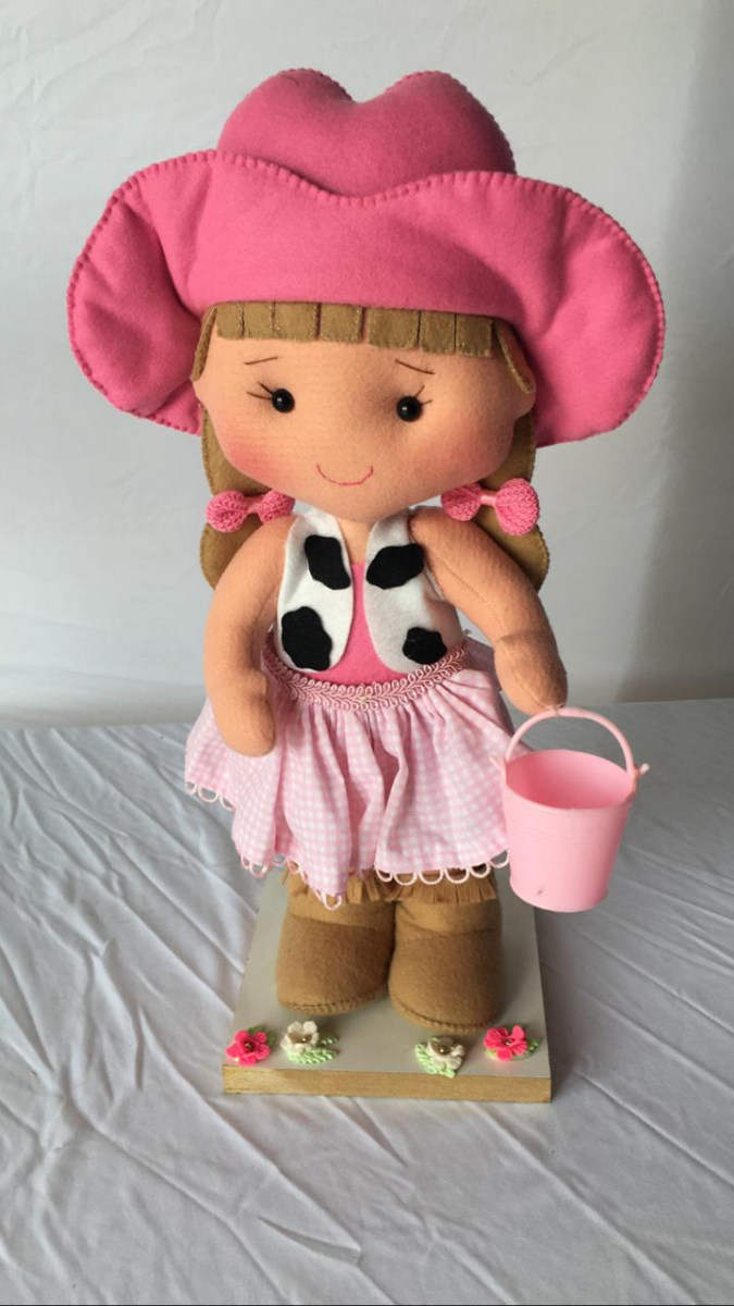 Fazendeira Feltro  Fazendinha - Boutique festa locações 