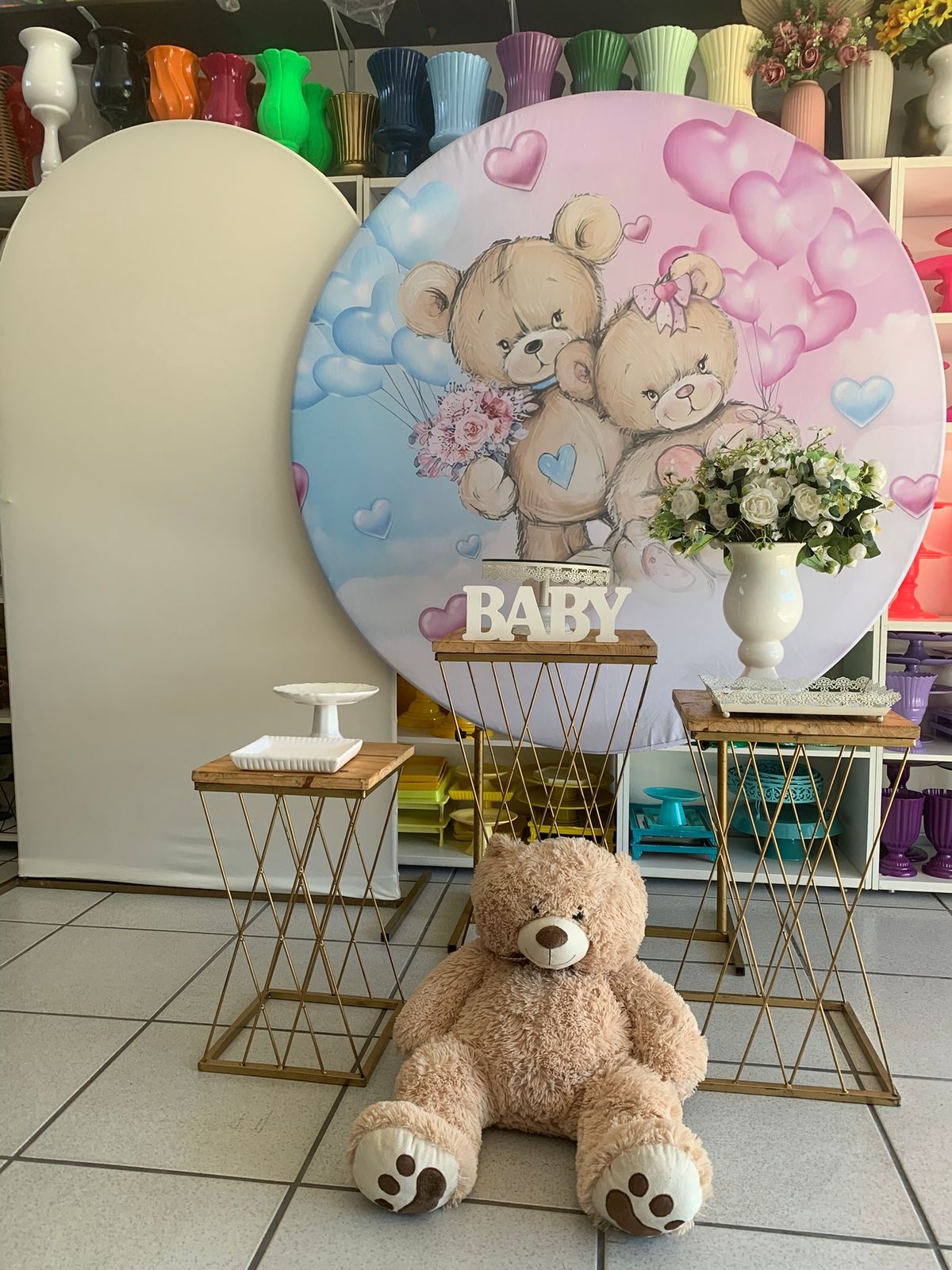 Chá Revelação - Boutique festa locações 