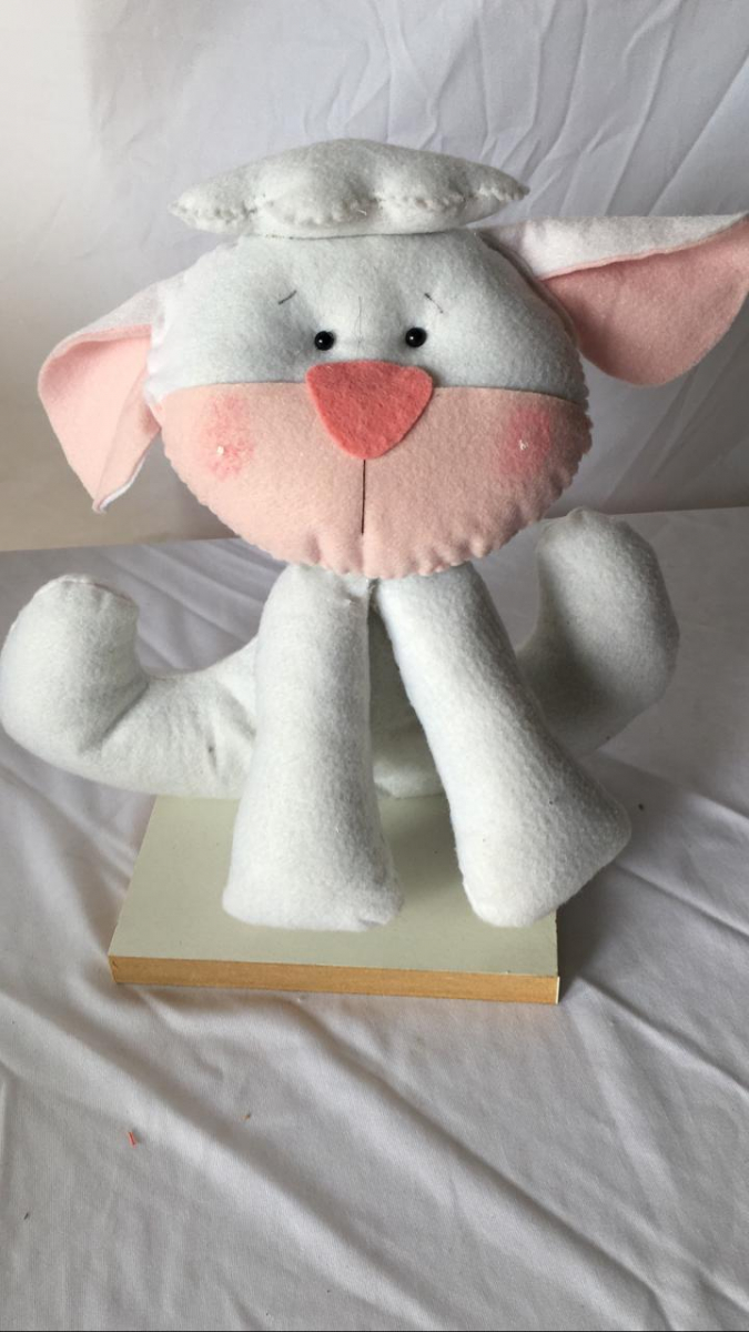 Ovelha Feltro Fazendinha - Boutique festa locações 