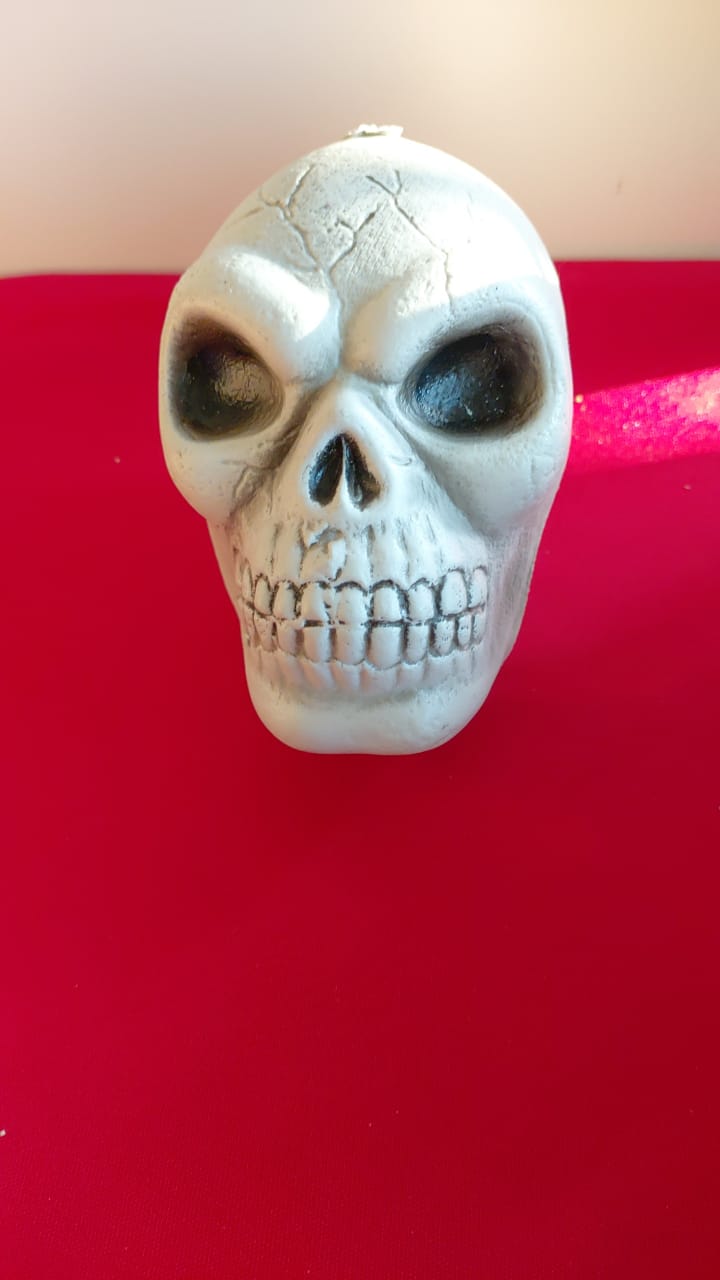 Caveira  Halloween - Boutique festa locações 