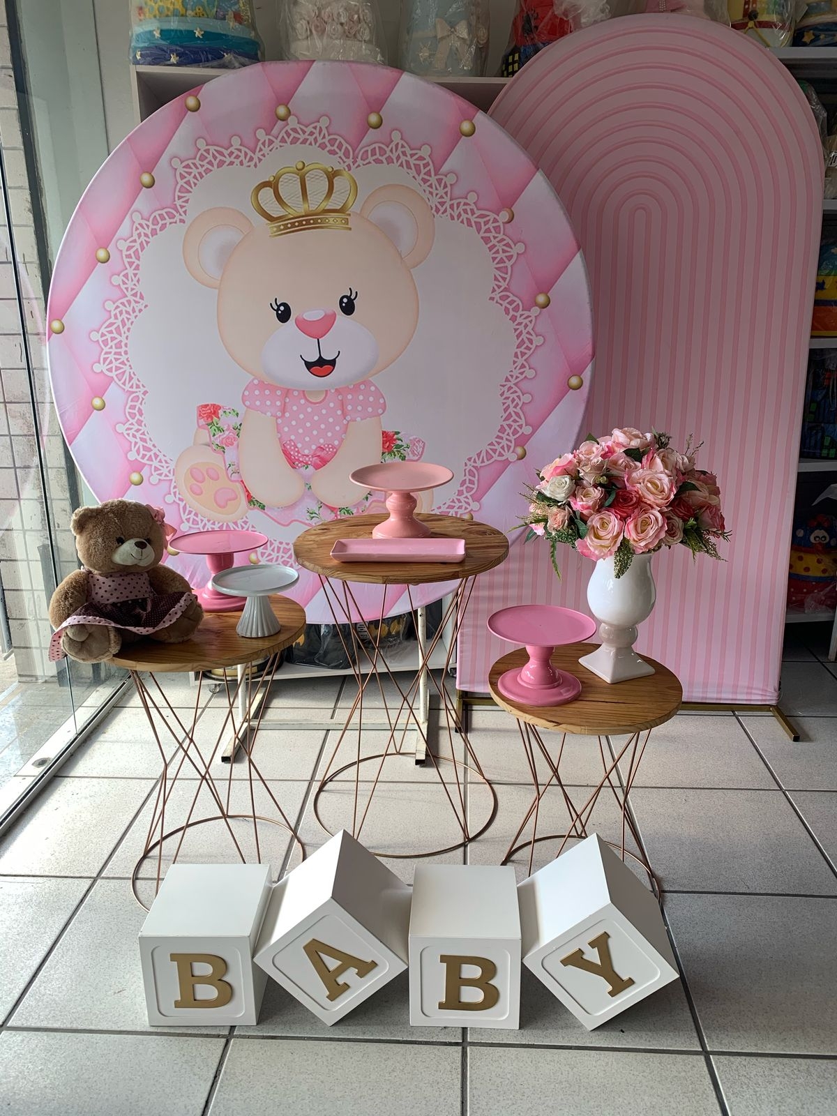 Chá de Bebê - Boutique festa locações 