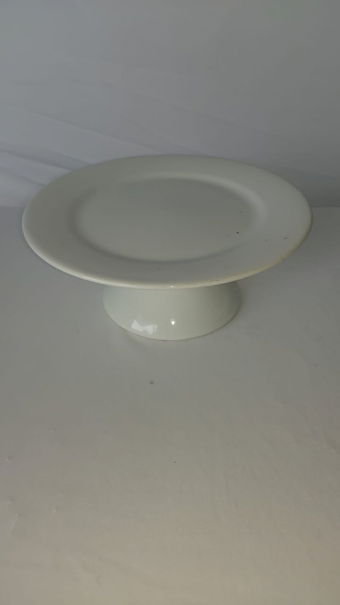 Bandeja Branca Porcelana - Boutique festa locações 