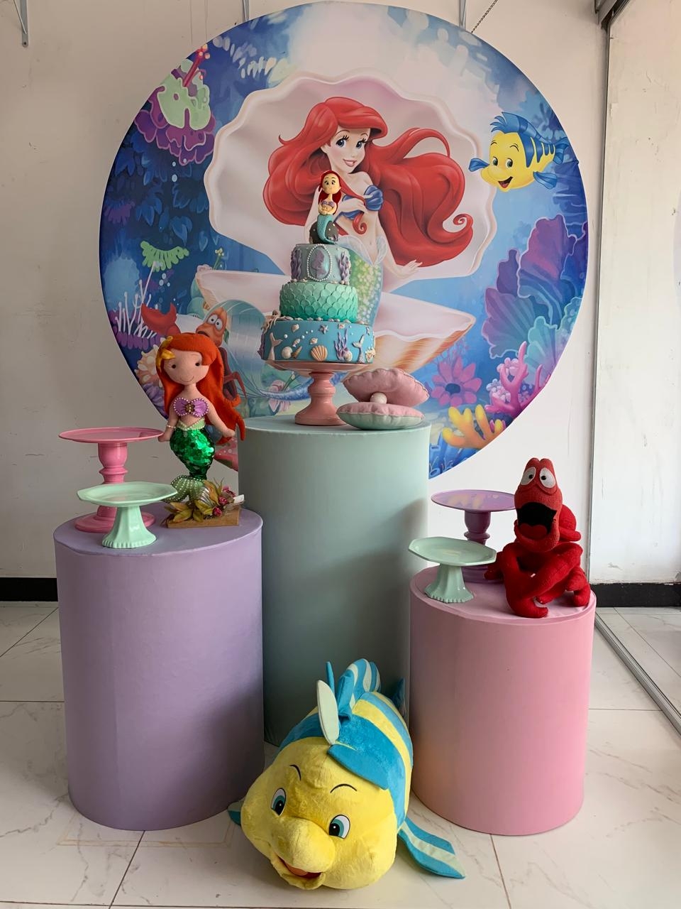 Sereia Ariel 8 - Boutique festa locações 