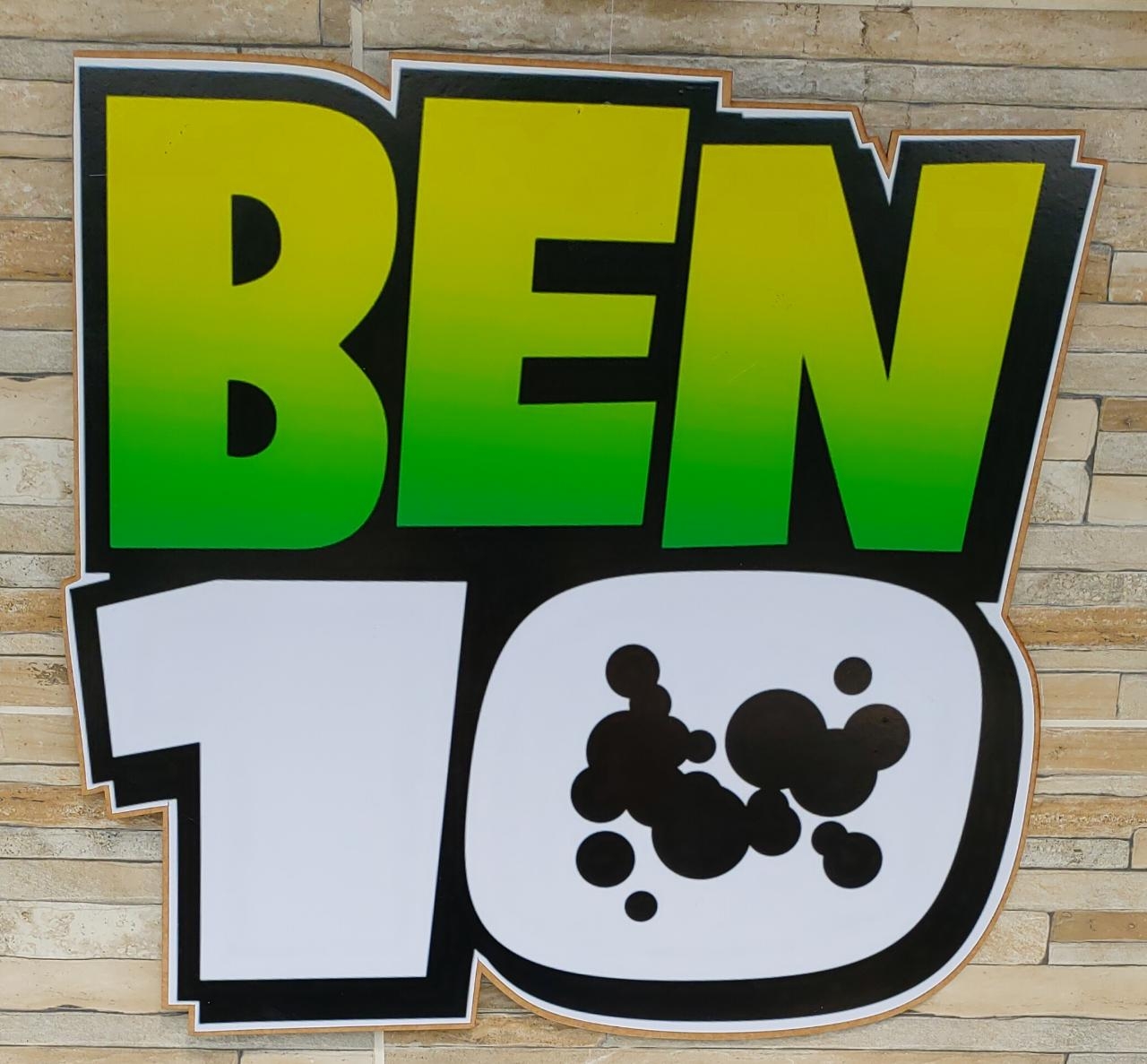 Elipse Painel Ben 10 - Boutique festa locações 