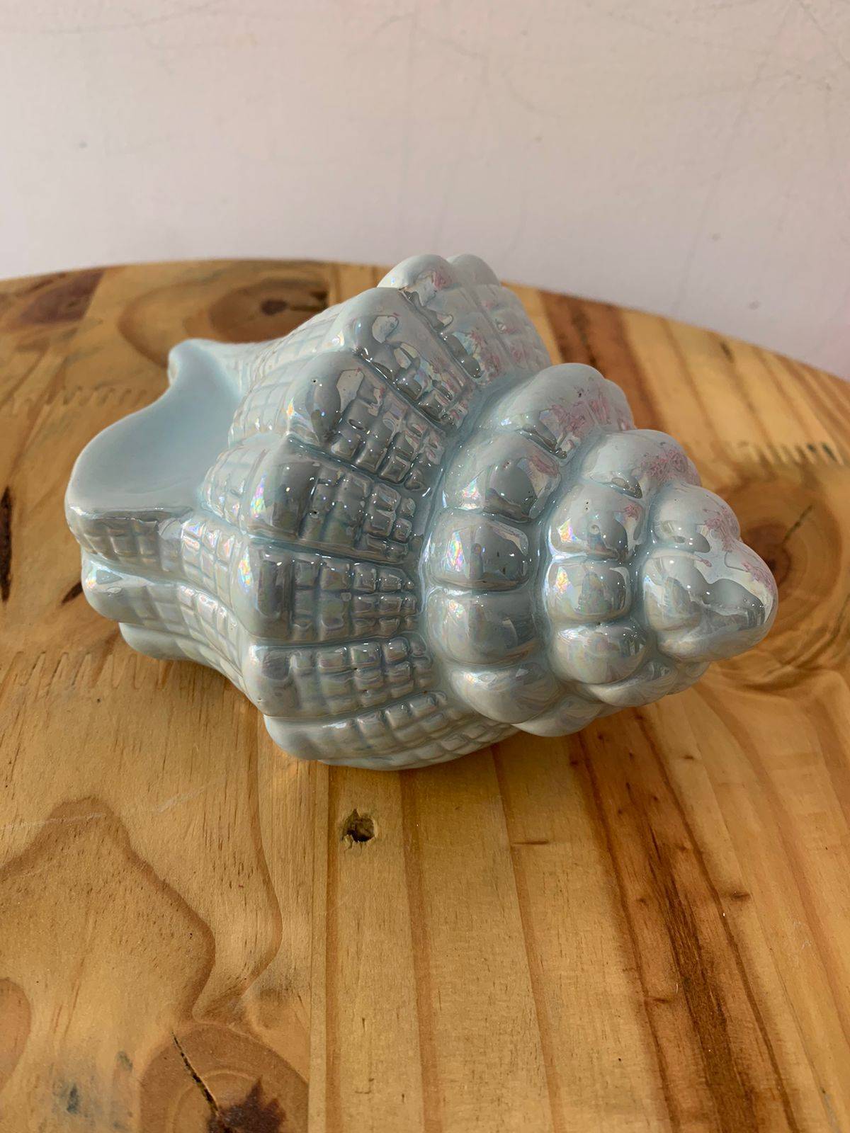 Ostra Porcelana Brilhante  Sereia  Fundo Do Mar - Boutique festa locações 