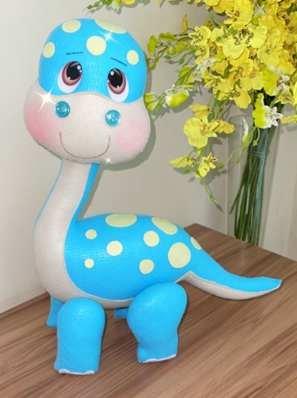Dinossauro Baby Azul - Boutique festa locações 