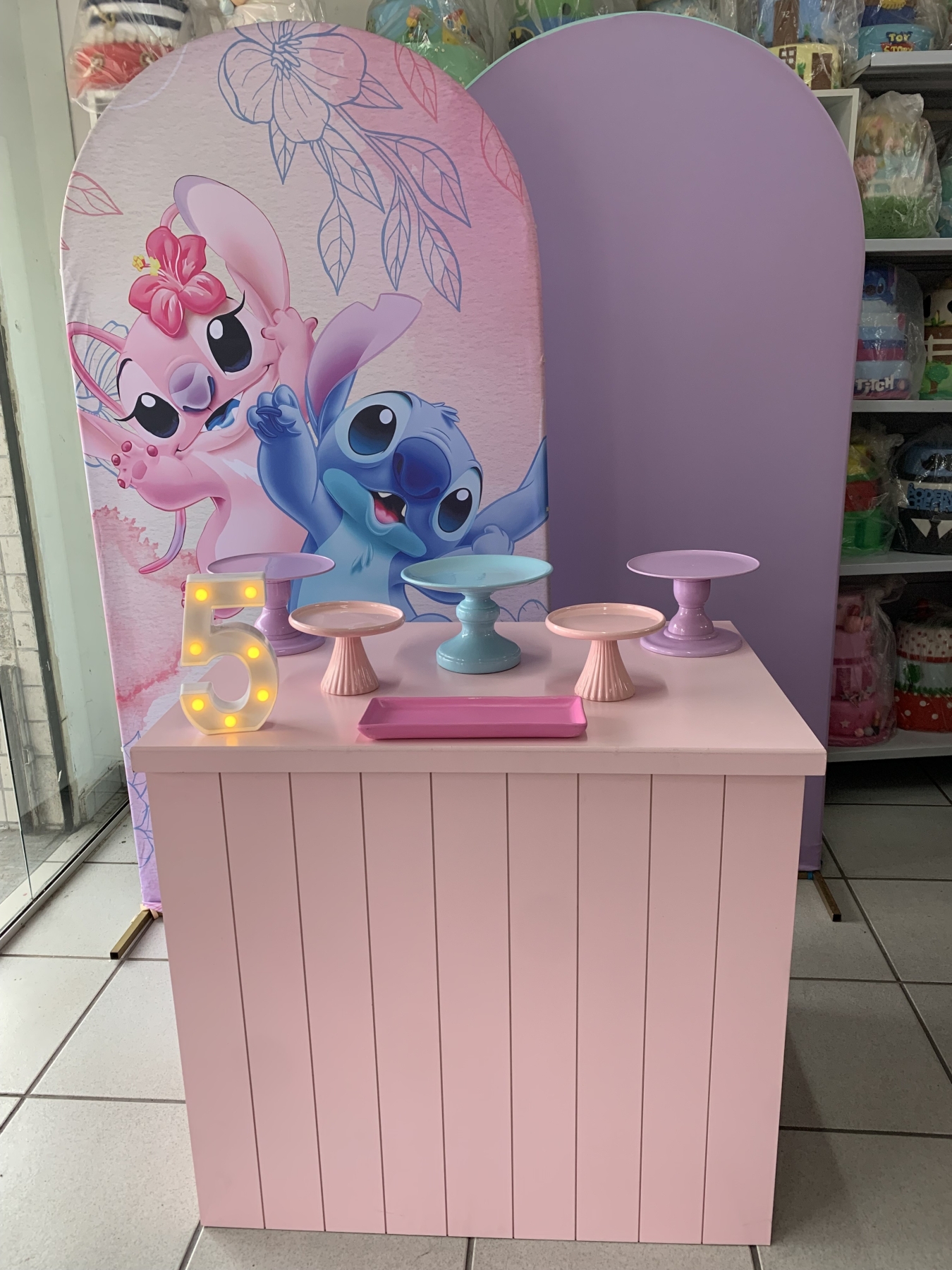 Stitch E Angel - Boutique festa locações 