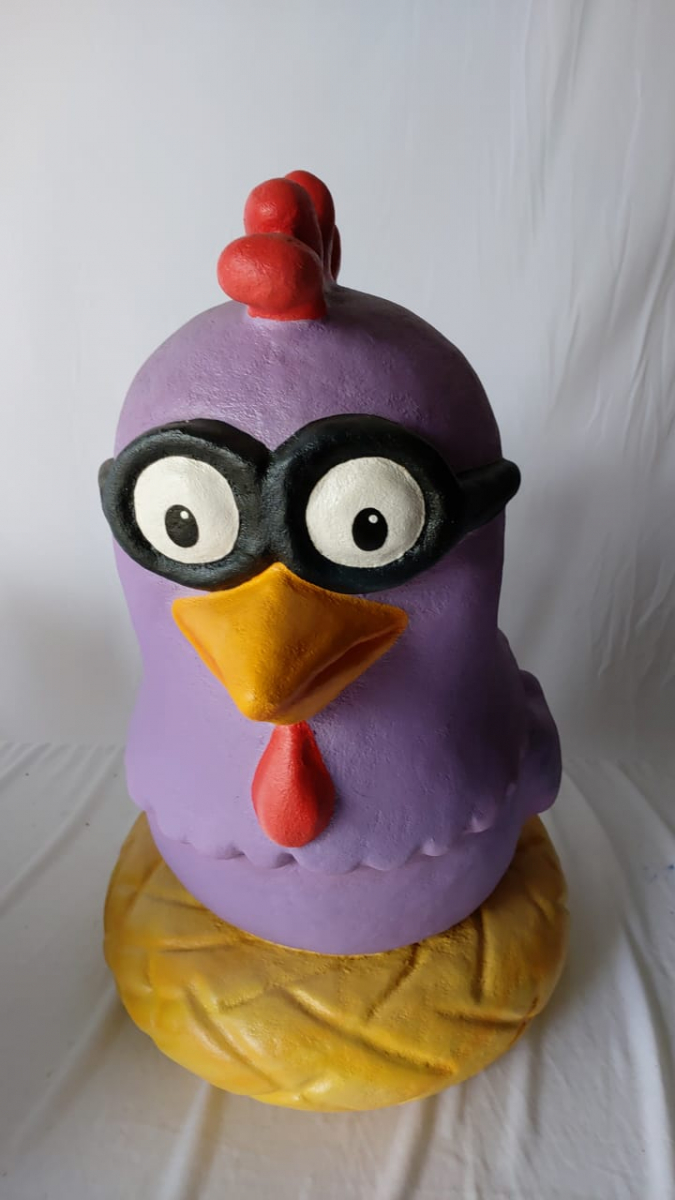 Pintinho Lilás Galinha  Pintadinha - Boutique festa locações 
