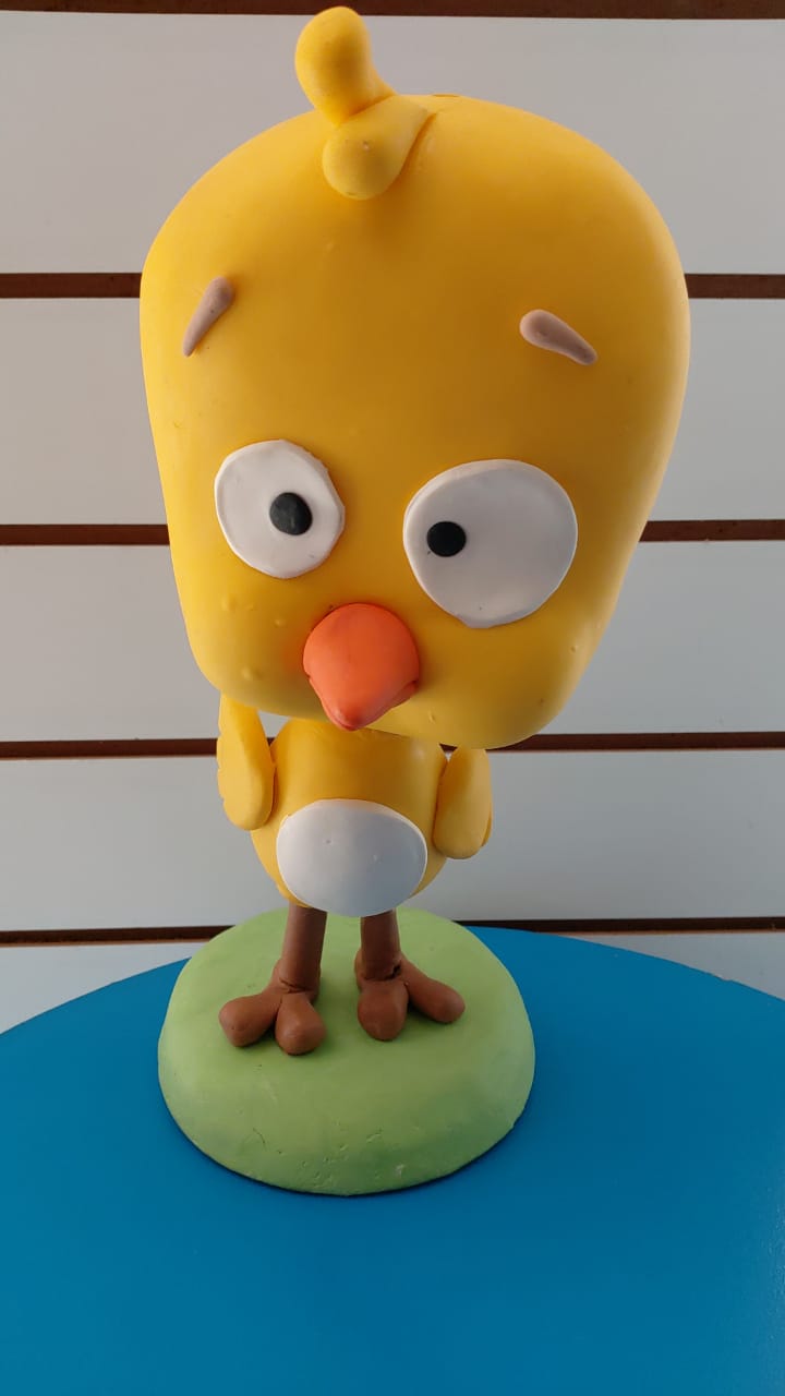 Pintinho  Galinha Pintadinha Biscuit - Boutique festa locações 