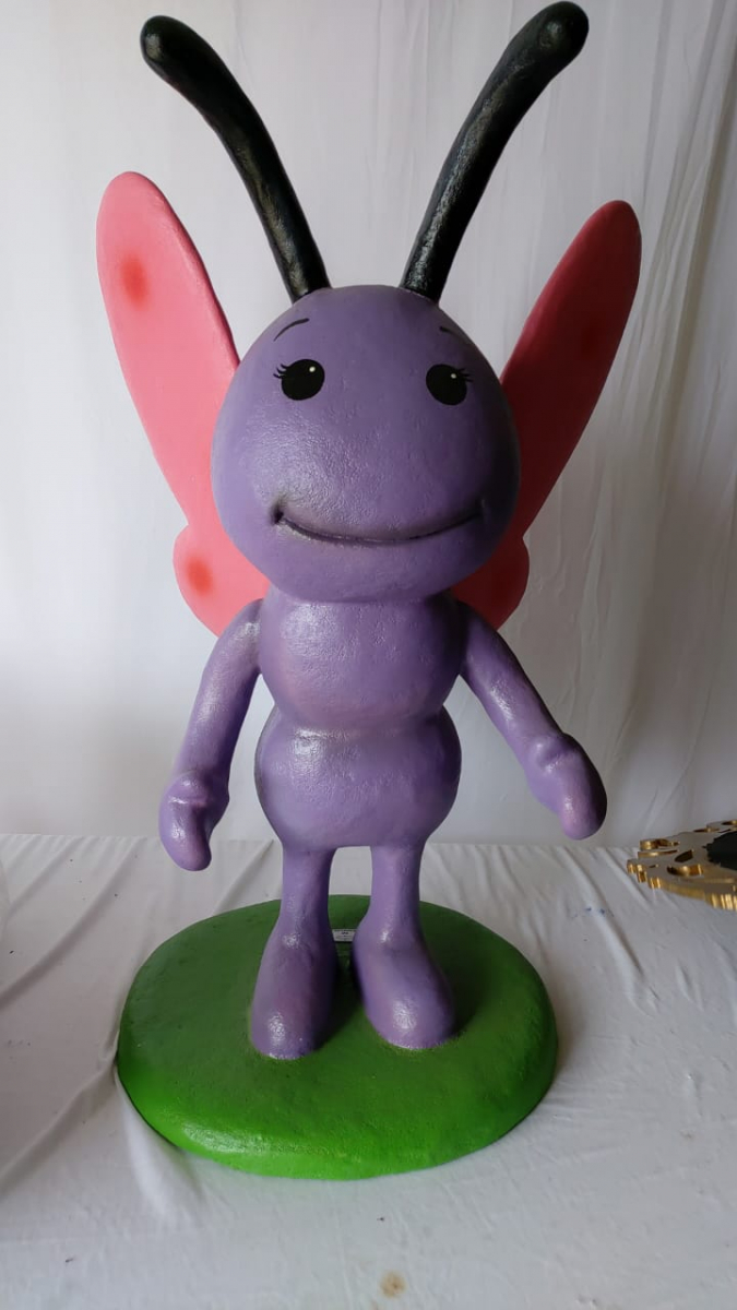 Borboletinha Galinha Pintadinha - Boutique festa locações 