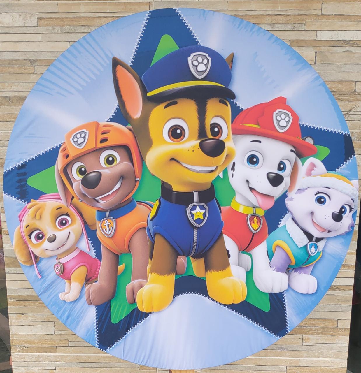 Capa Painel Patrulha Canina - Boutique festa locações 