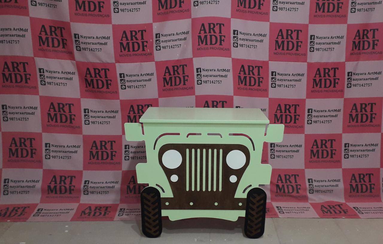 Mesa Jeep Safari (Mobiliário) - Boutique festa locações 