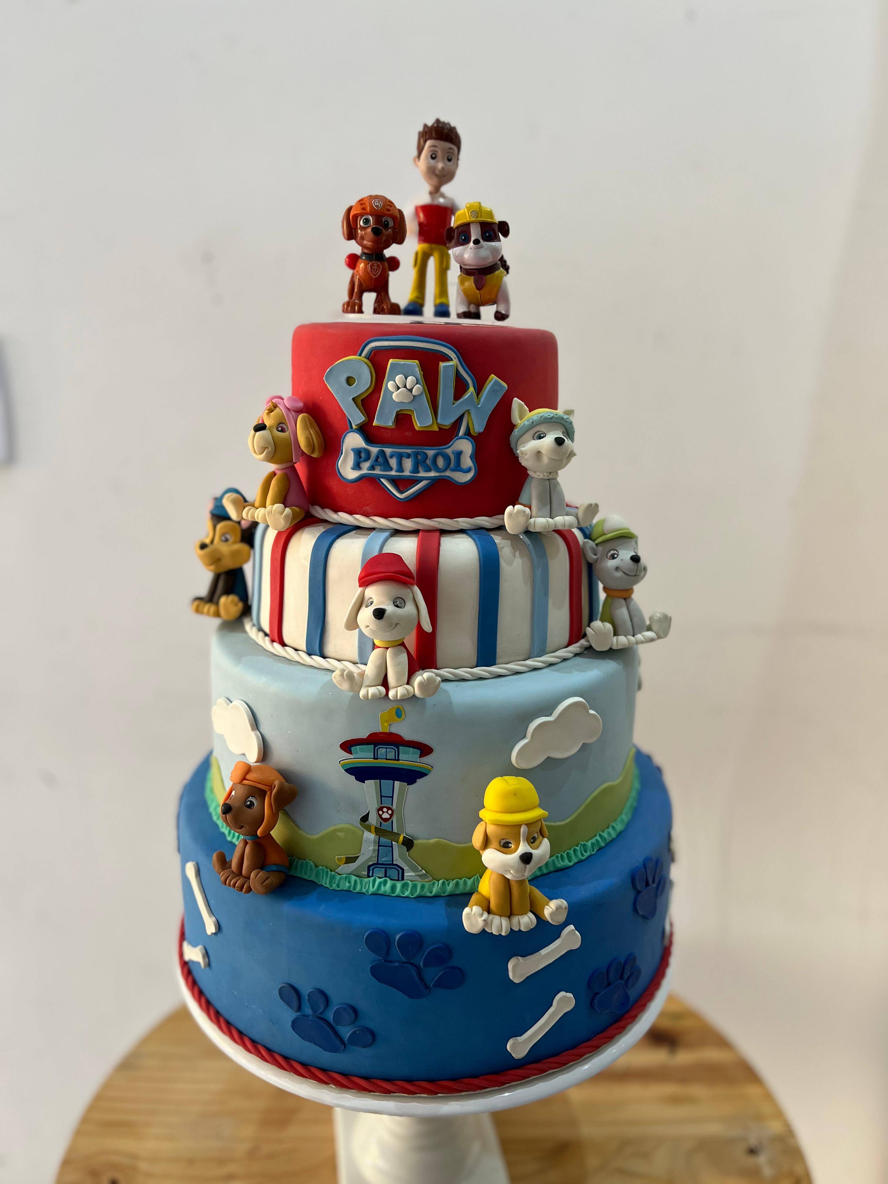 Bolo Fake  Patrulha Canina 2 Biscuit - Boutique festa locações 