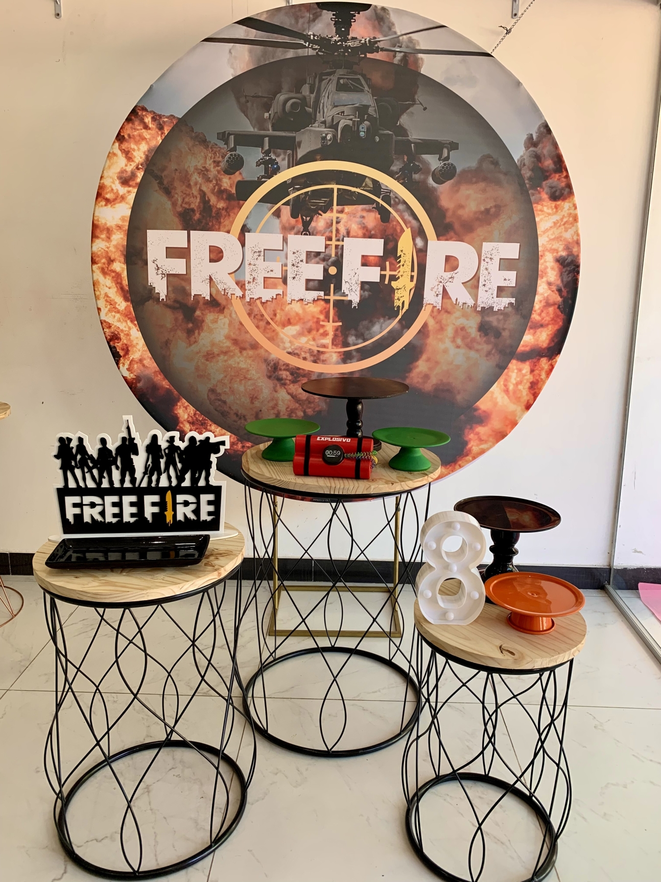 Free Fire 3 - Boutique festa locações 