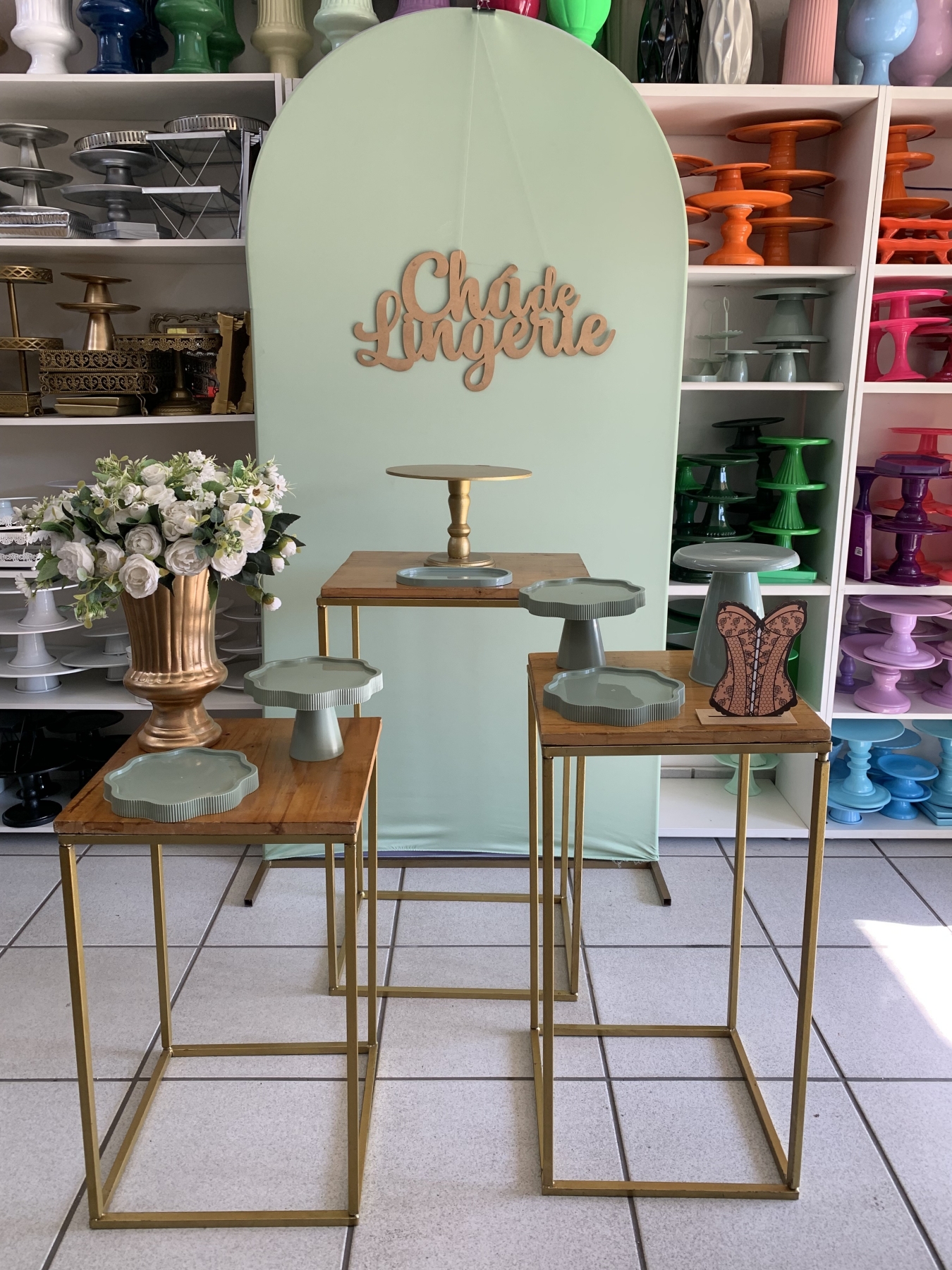 Chá de Lingerie - Boutique festa locações 