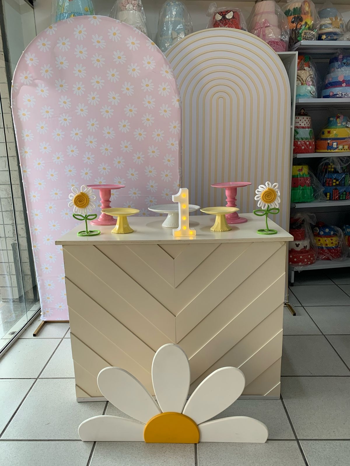 Margaridas - Boutique festa locações 