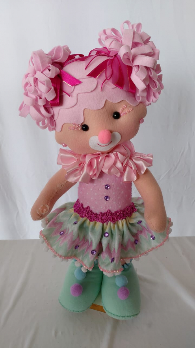 Palhacinha  Circo  Rosa - Boutique festa locações 