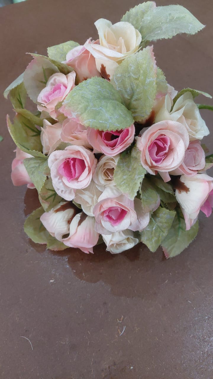 Ramo de Flores Rosa - Boutique festa locações 