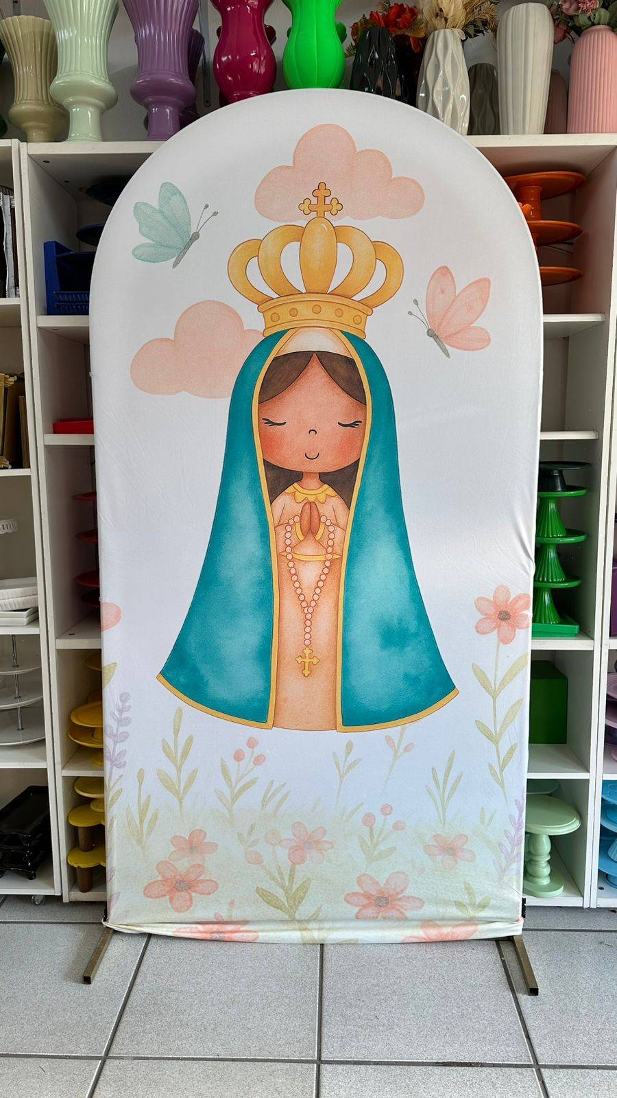 Capa Painel Nossa Senhora - Boutique festa locações 