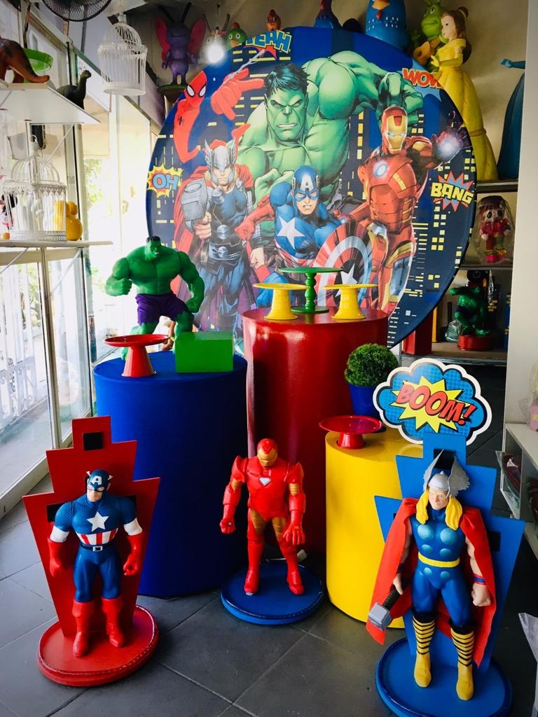 Vingadores - Boutique festa locações 