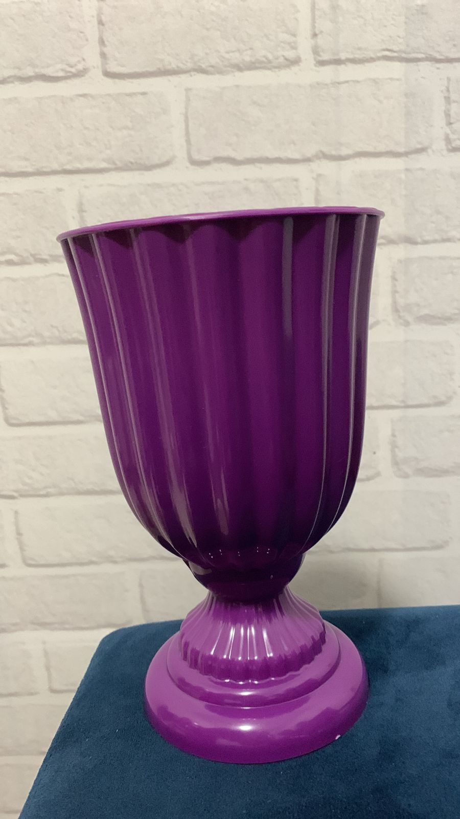 Vaso Roxo Plástico - Boutique festa locações 