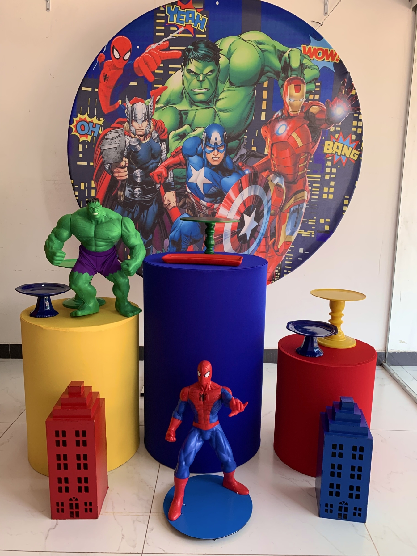 Vingadores - Boutique festa locações 