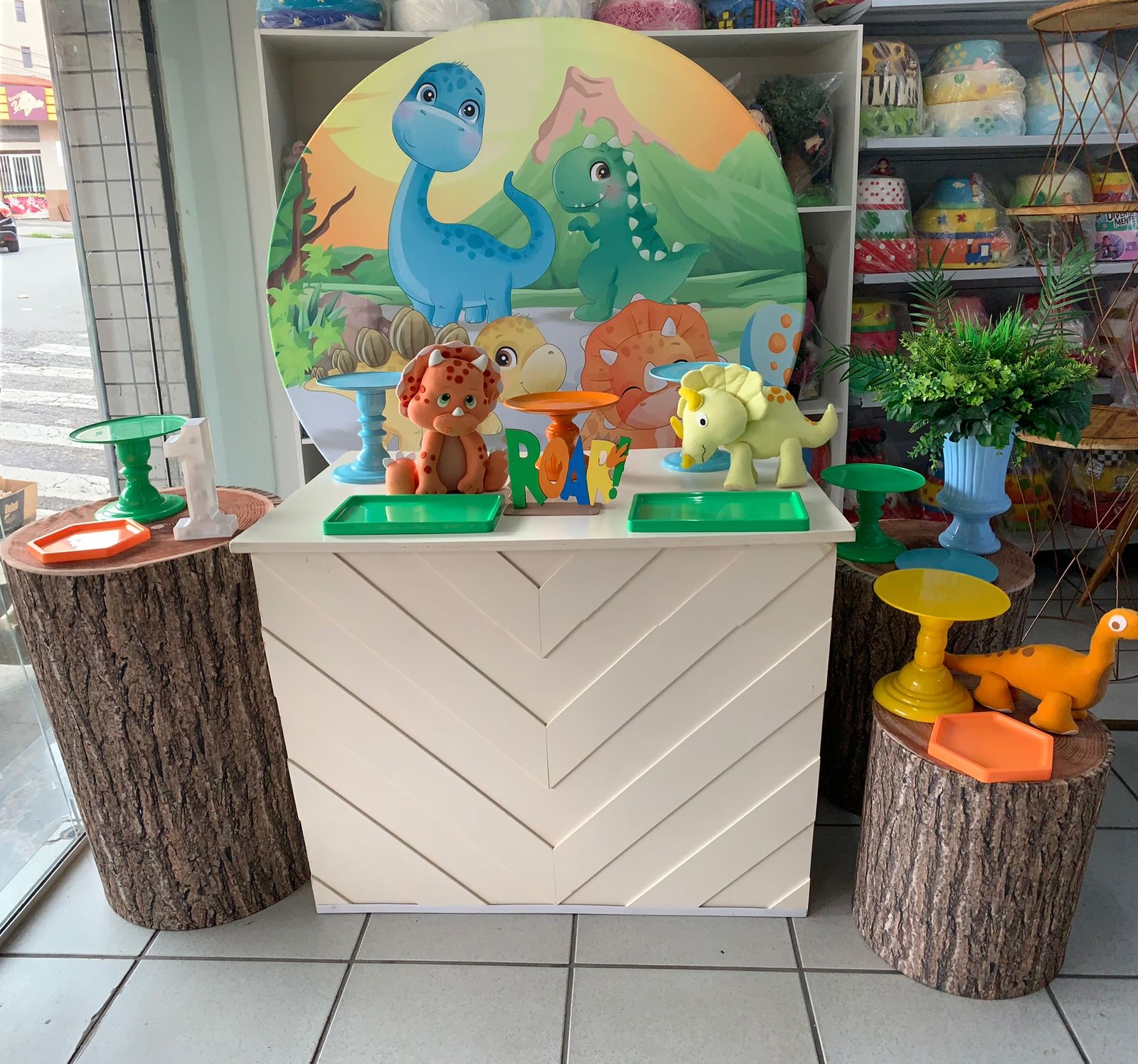 Dinossauro Baby - Boutique festa locações 