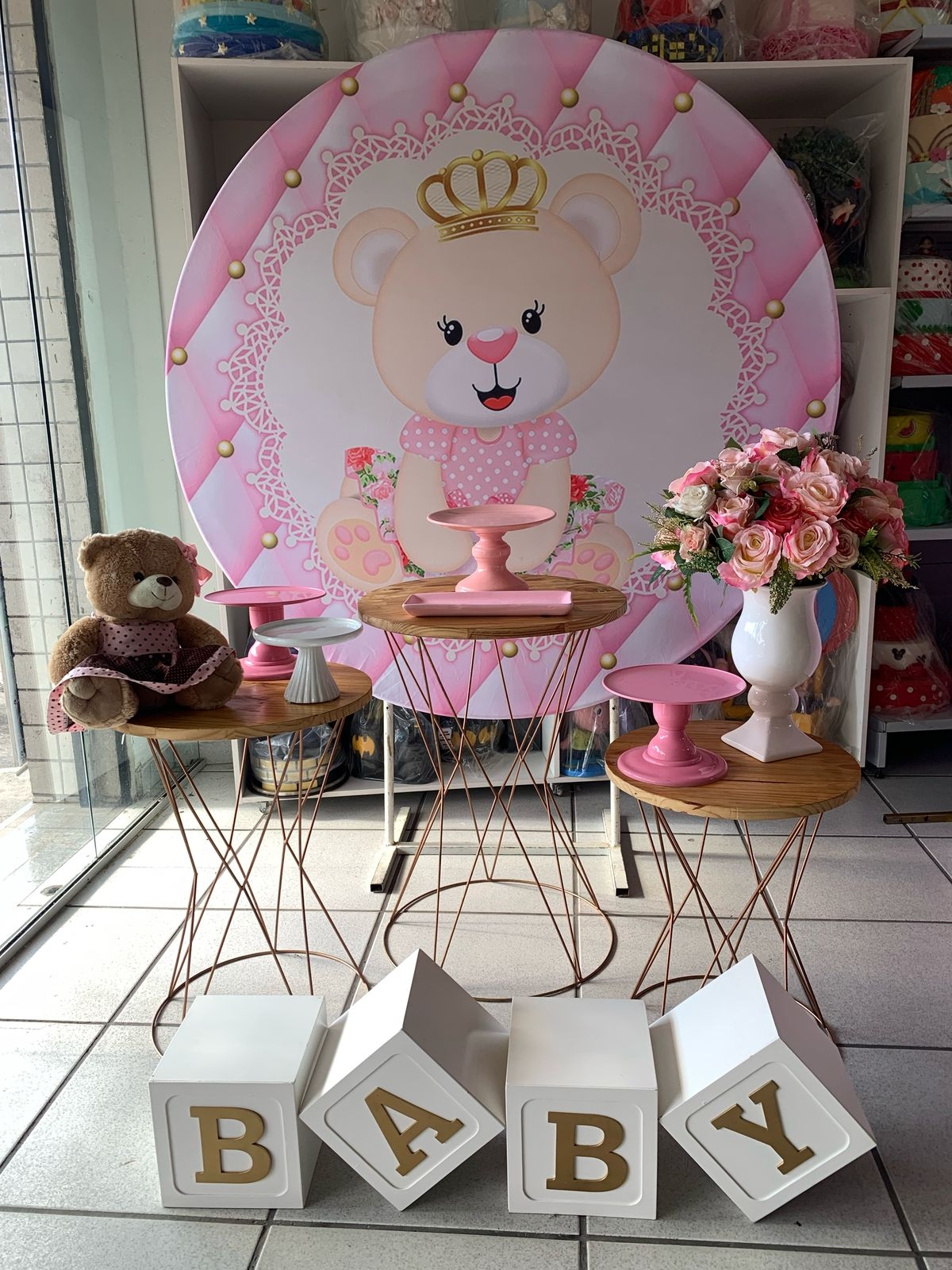Chá de Bebê - Boutique festa locações 