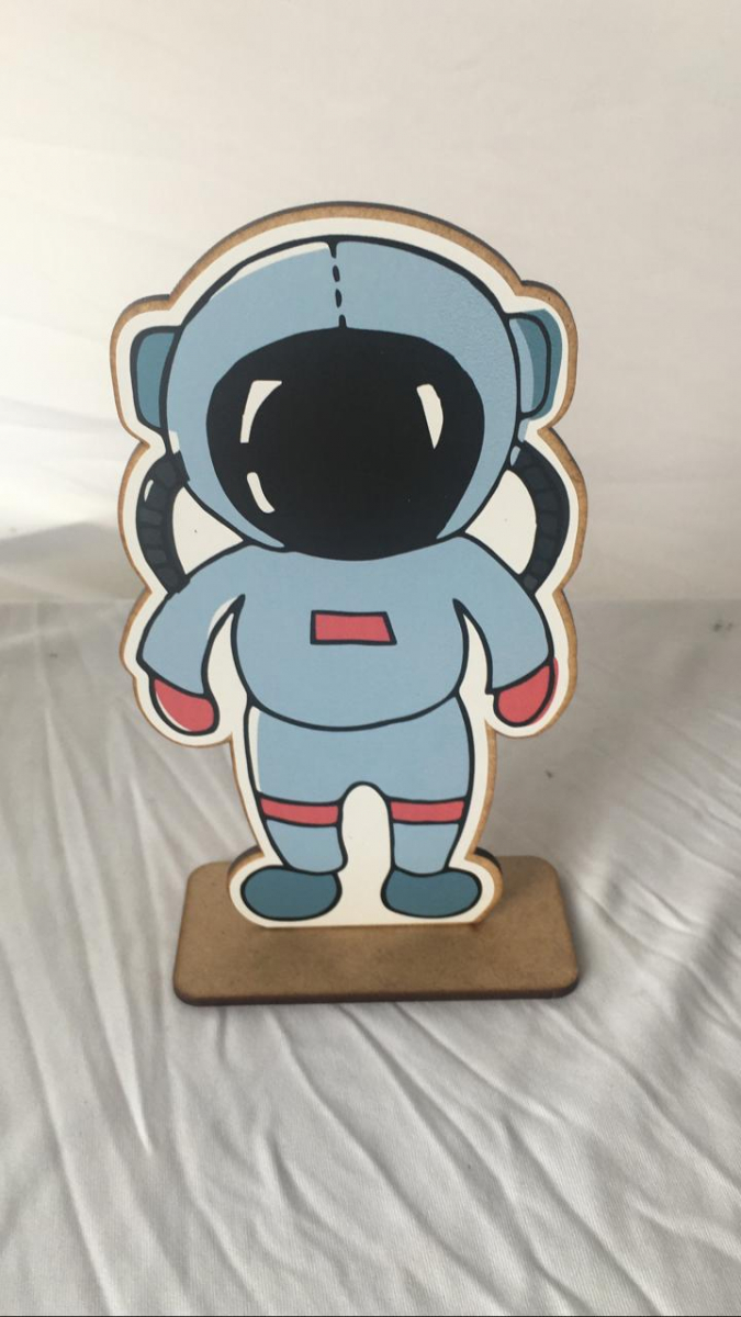 Astronauta Mdf - Boutique festa locações 