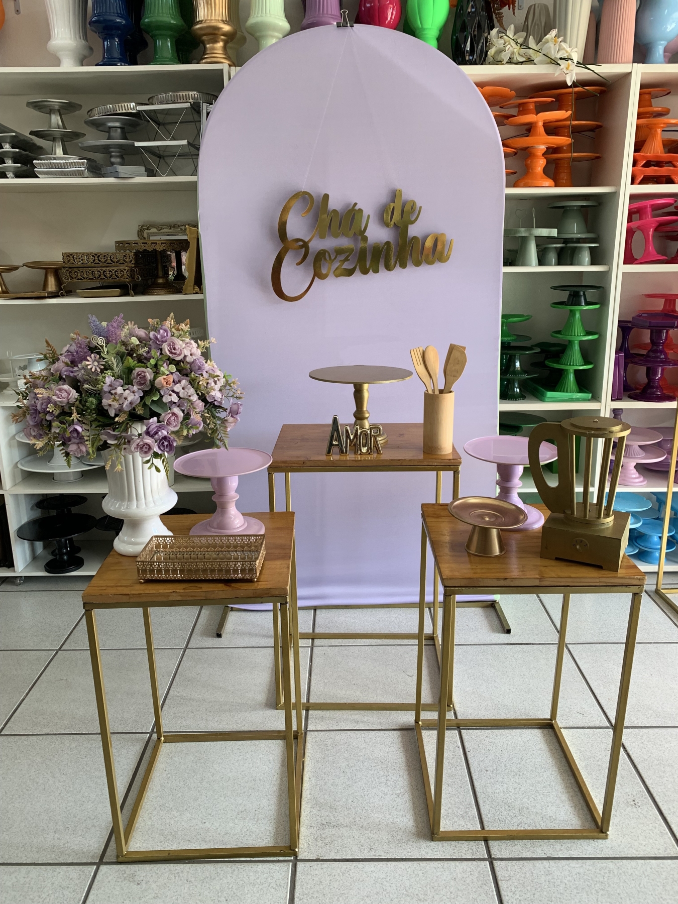 Chá de Cozinha - Boutique festa locações 