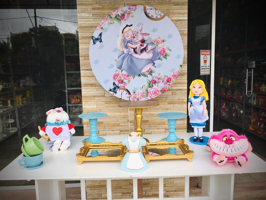 Alice Kit Bandejas - Boutique festa locações 