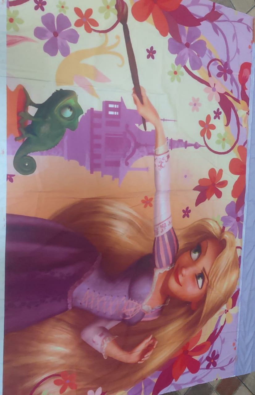 Painel Retangular Rapunzel / Enrolados - Boutique festa locações 