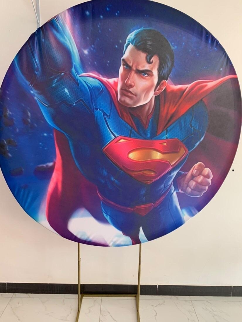 Capa Painel  Superman_ Super Homem 1,50M - Boutique festa locações 