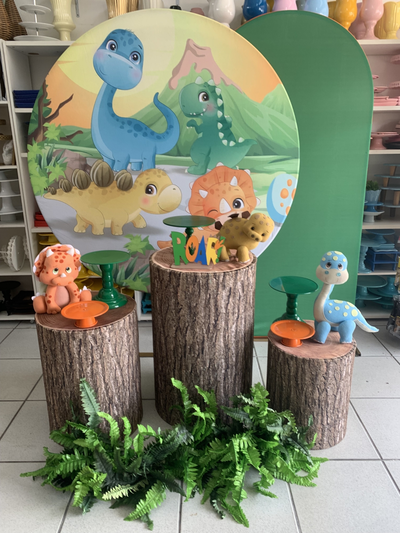 Dinossauro Baby - Boutique festa locações 