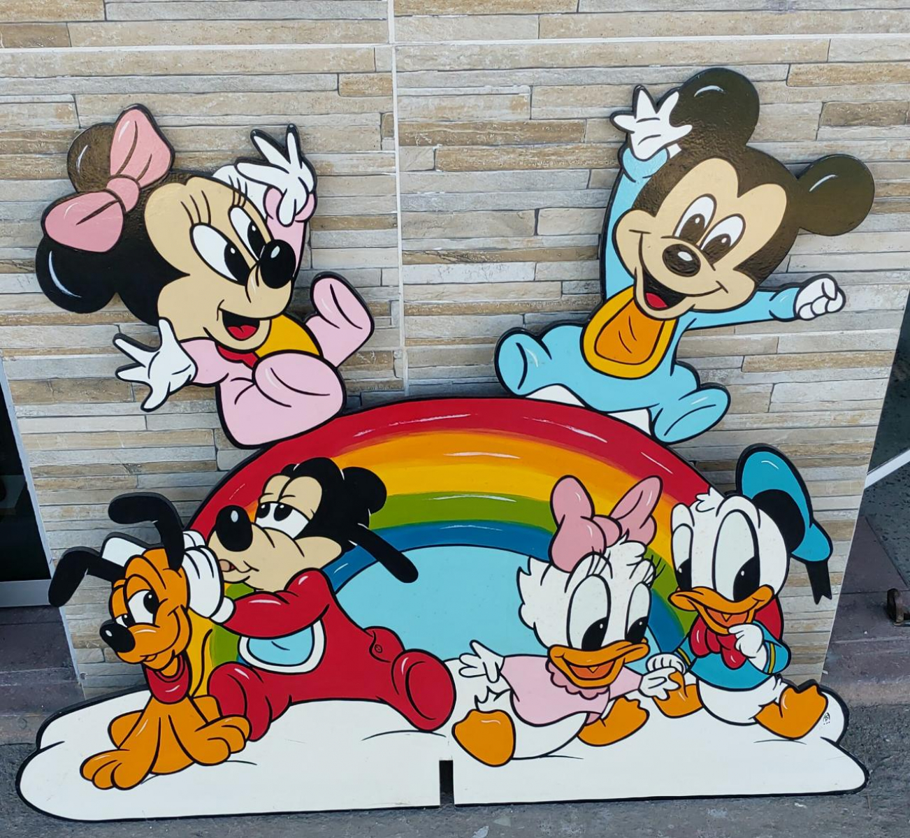 Placa Mdf Turma Disney Baby - Boutique festa locações 