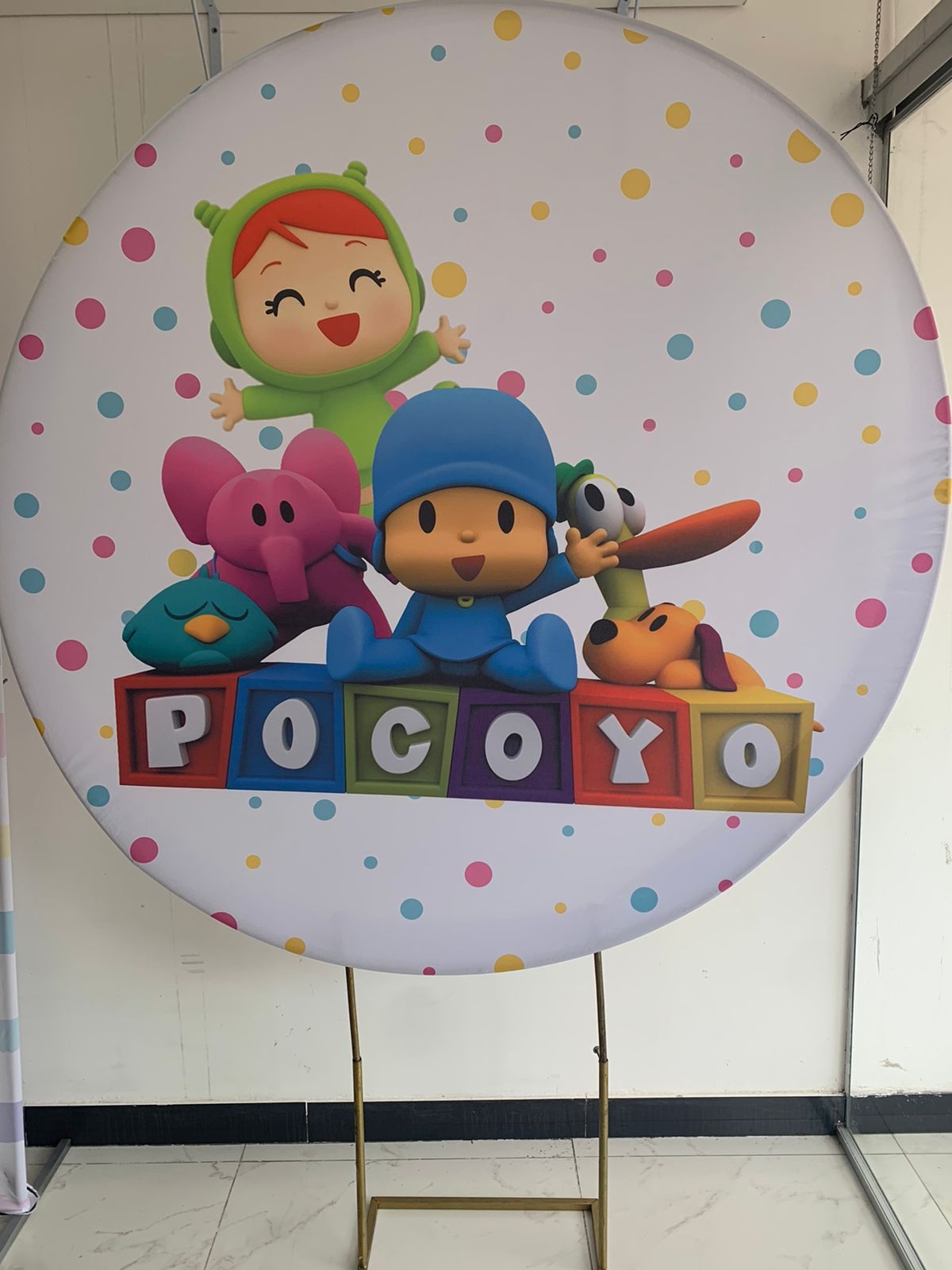 Capa Painel Pocoyo 1,50M - Boutique festa locações 