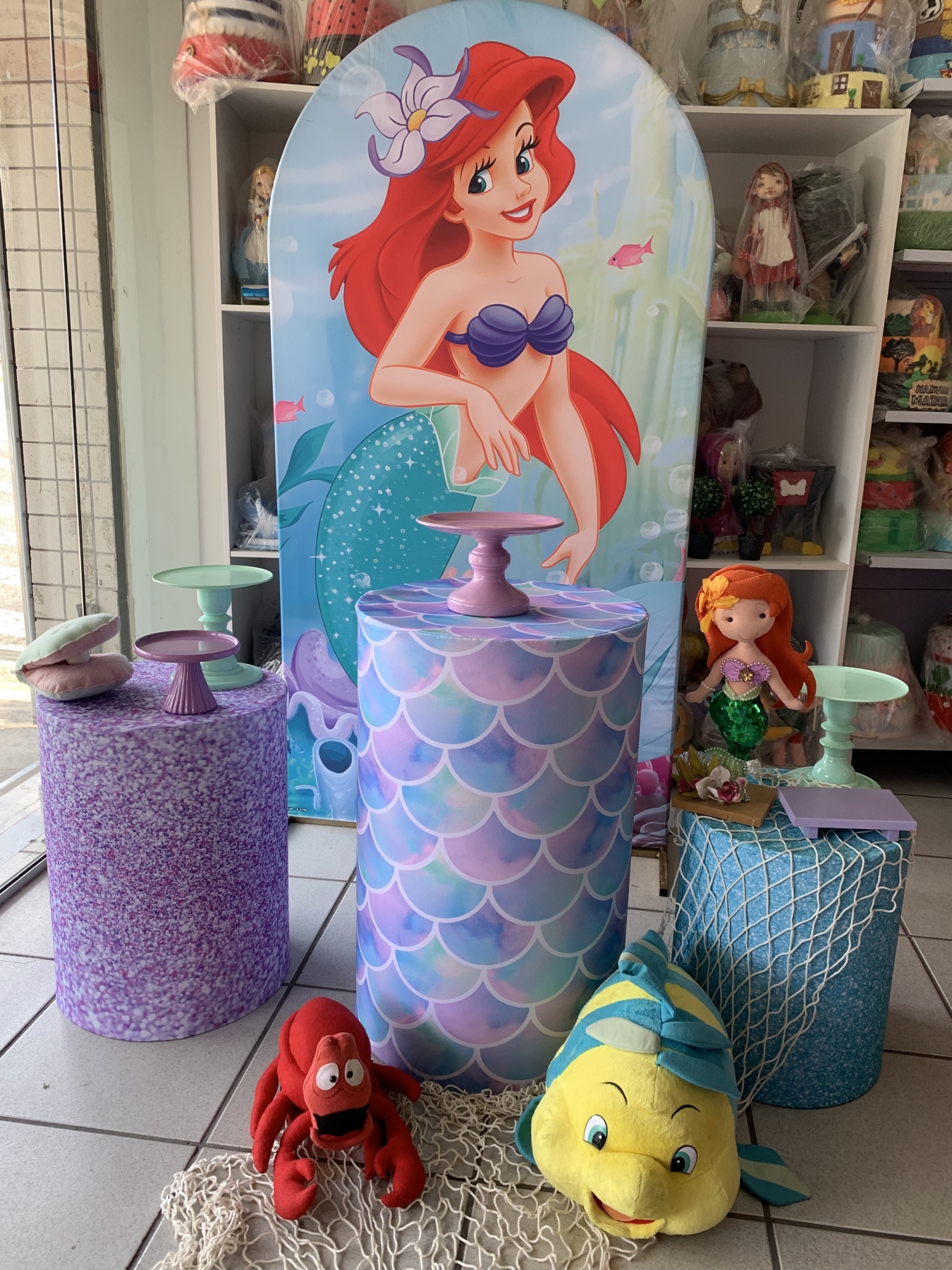 Sereia Ariel 1 - Boutique festa locações 