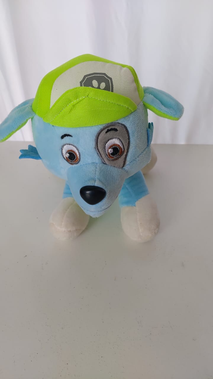 Cachorro Pelúcia Rocky Patrulha Canina - Boutique festa locações 