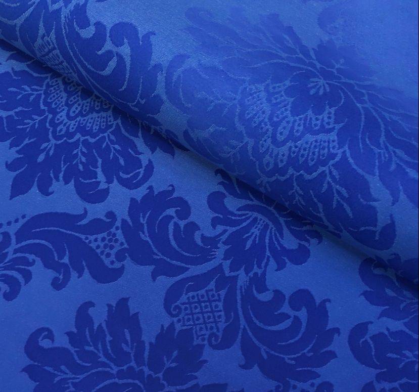 Painel  Retangular Jacquard Azul Royal - Boutique festa locações 