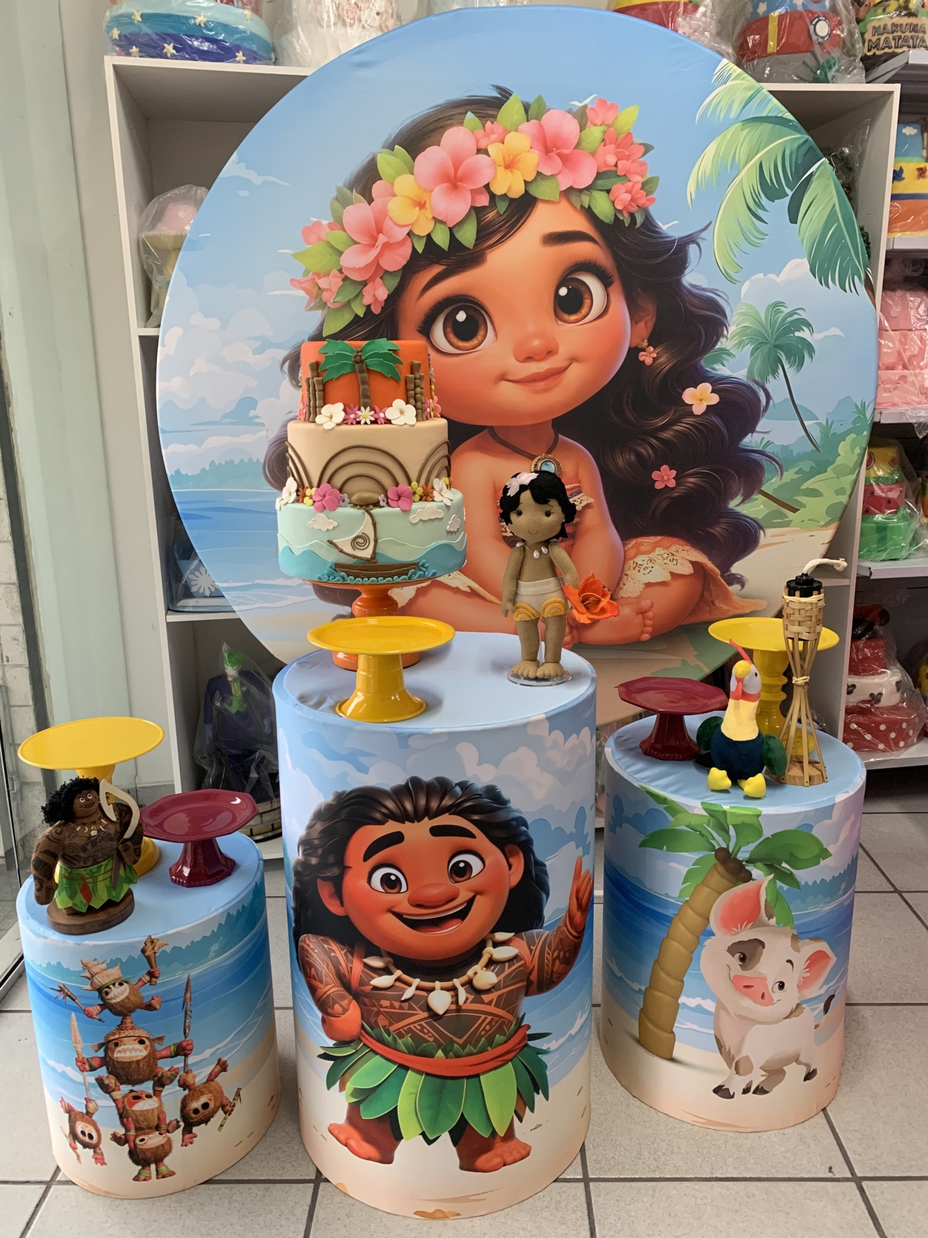 Moana Cute - Boutique festa locações 