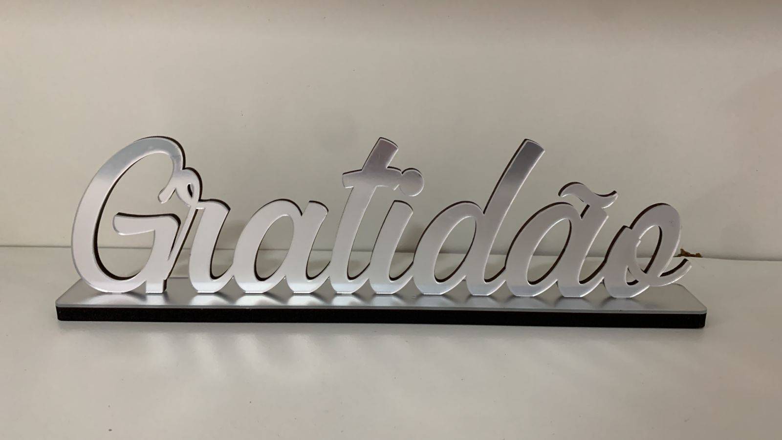 Gratidão Prata - Boutique festa locações 