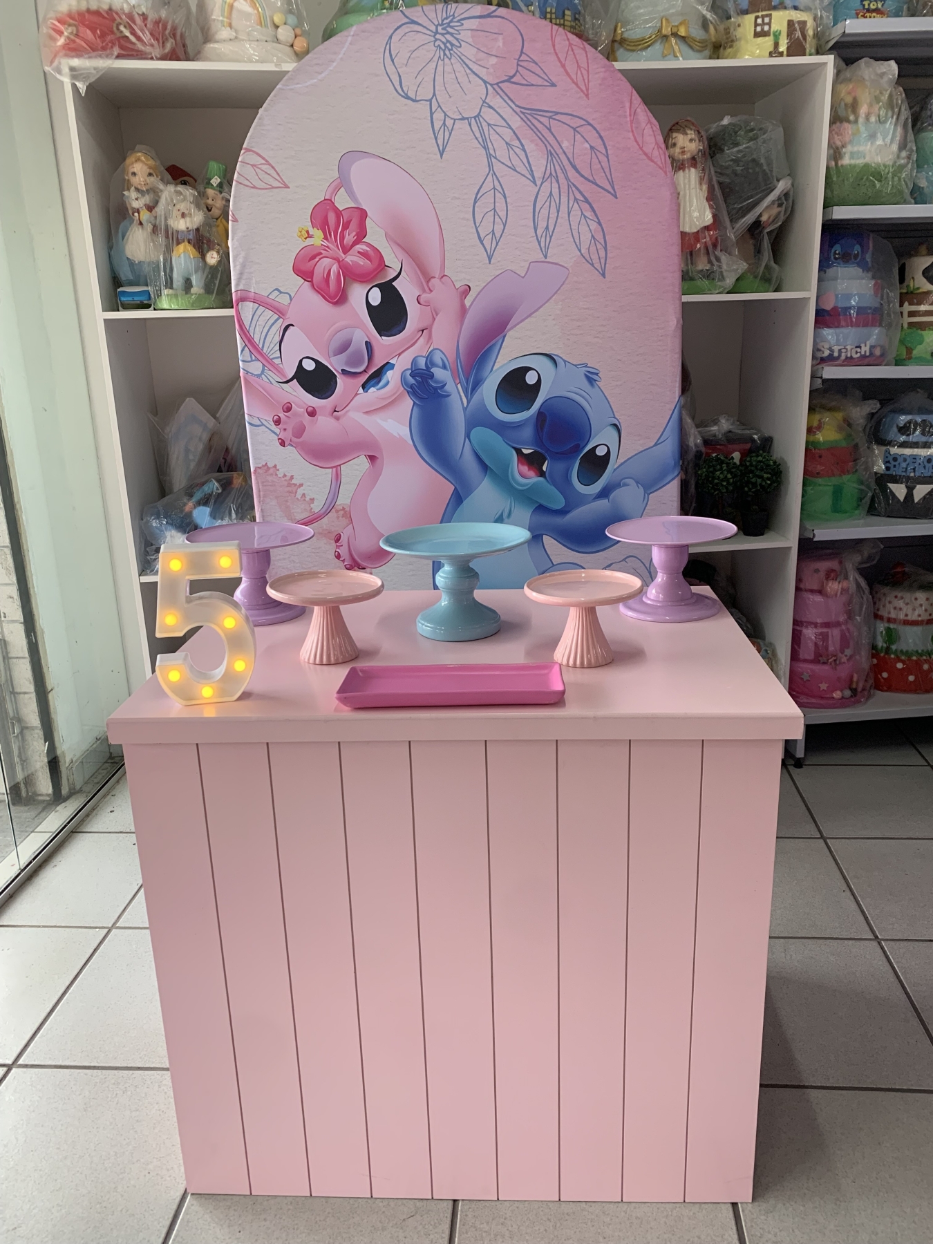 Stitch E Angel - Boutique festa locações 