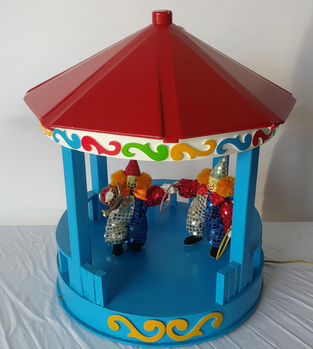 Tenda Circo Colorida C/ 2 Palhaços - Boutique festa locações 