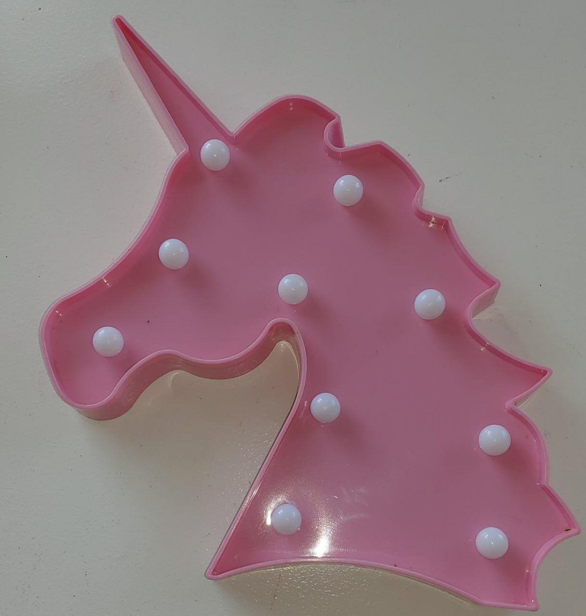 Unicórnio  Rosa Led - Boutique festa locações 
