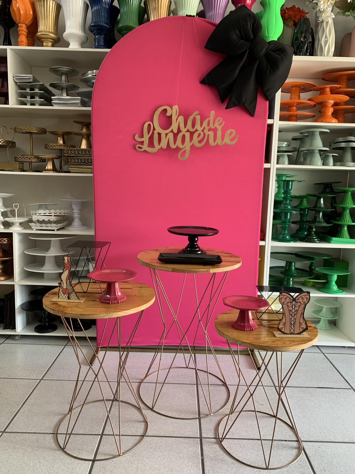 Chá de Lingerie - Boutique festa locações 