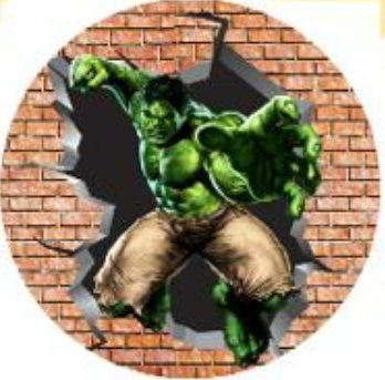 Capa Painel Hulk 1,50M - Boutique festa locações 