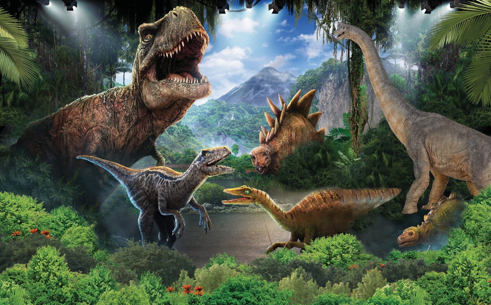 Painel Retangular Dinossauros - Boutique festa locações 